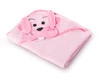 Baby Handtuch Rosa Kaninchen 100x100 cm - Sensillo