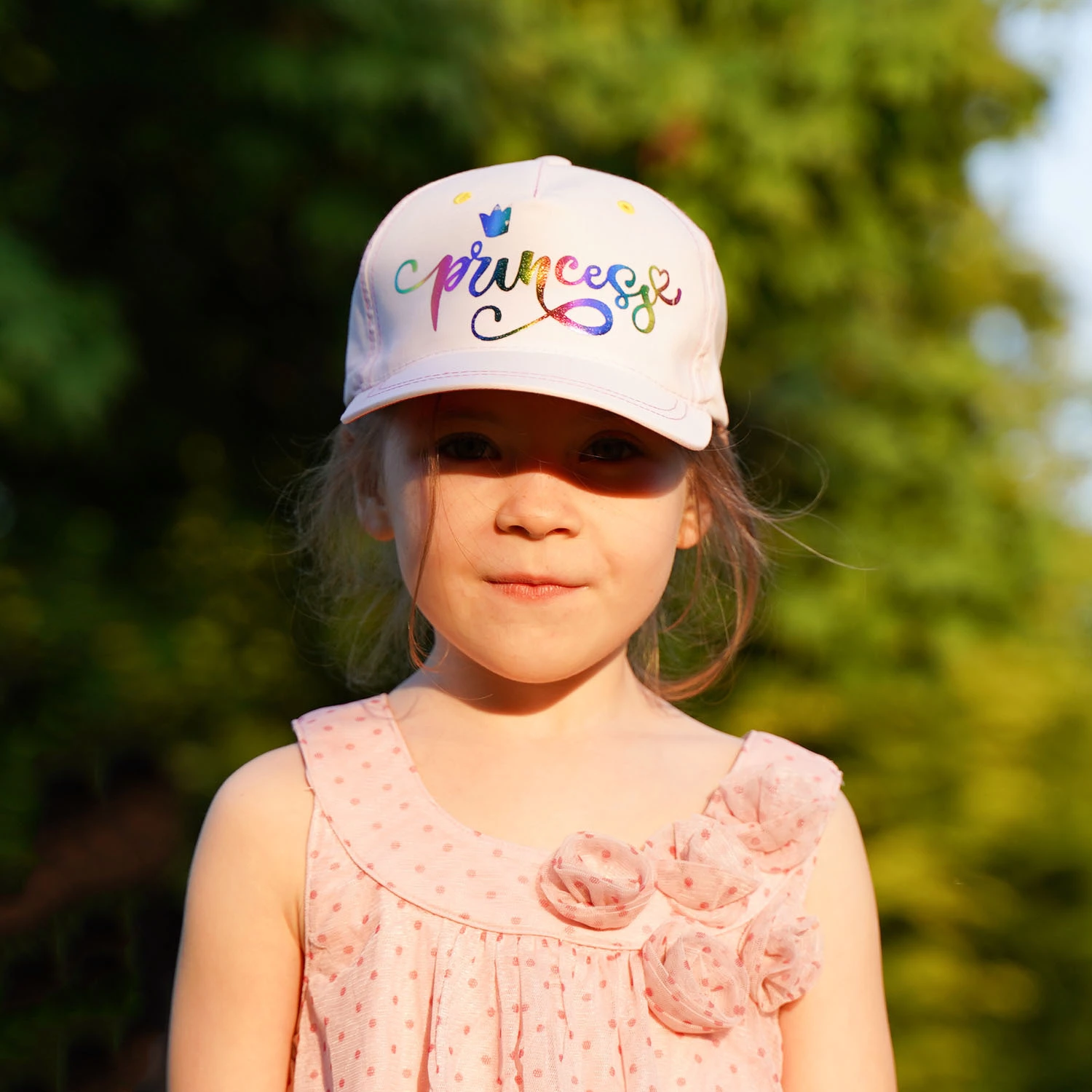Mütze mit Schirm für Mädchen Grau Princess