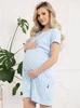 Umstandsshirt Sunny - Baby Blau
