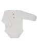  DR Bamboo Musselin Mädchen-Baby-Body – Milch