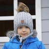 Winterset Jungen: Mütze und Schlauchschal mit Bommel Burgunder Casper