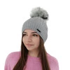 Wintermütze Damen aus Merinowolle in Violett Talaria