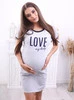Umstandsshirt LOVE MY BABY - Grau