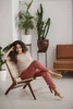 Umstands- und Stillbluse Milk Shirt in Beige mit V-Ausschnitt