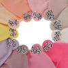 Herbst und Frühlingsset Mädchen: Mütze und Schlauchschal, mit Baumwolle, Rosa Nicolette