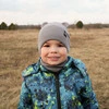 Herbst und Frühlingsset Jungen: Mütze und Schlauchschal, mit Baumwolle, Schwarz Grajan