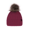 Wintermütze Damen aus Merinowolle in Rosa Texa