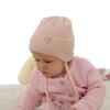 Wintermütze für Mädchen mit Merinowolle Beige Dari