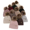 Wintermütze Damen mit Bommel Grau Savona