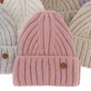 Wintermütze Damen aus Merinowolle Weiß Pamira
