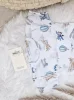 Kurzarm-Baby-Body – Vintage-Flugzeuge