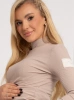 Gestreifte Damenbluse von Golfi – Nude