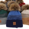 Winterset für Jungen: Mütze und Schlauchschal mit Bommel in Camel Buffalo
