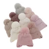 Winterset Mädchen: Mütze und Schal mit Bommel Rosa Marisa