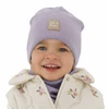 Herbst und Frühlingsset Mädchen: Mütze und Schlauchschal, mit Baumwolle, violett, Zola