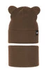 Herbst und Frühlingsset Jungen: Mütze und Schlauchschal, mit Baumwolle, Camel Grajan