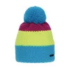 Wintermütze für Mädchen mit Bommel Blau Naruto