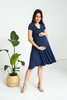  Mommy Chic Umstands- und Stillkleid, Marineblau
