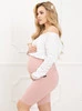 1/3 Umstandsleggings kurz hose - Schmutziges rosa