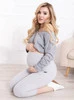 Kurze umstandsleggings 3/4 grau