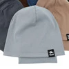 Herbst und Frühlingsset Jungen: Mütze und Schlauchschal Blau Rumel