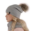 Winterset Damen: Mütze und Schlauchschal Beige Kaliana