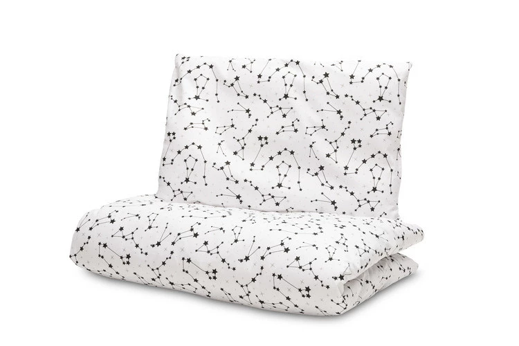 Babybettwäsche 100x135 weiße Konstellation - Sensillo