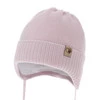 Wintermütze für Mädchen mit Merinowolle Violett Dari