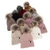 Wintermütze Damen mit Bommel Braun Gaba