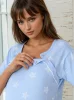 Umstandsshirt Schlafende Sterne II- Marineblau