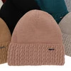Wintermütze Damen aus Merinowolle in der Farbe Grau Febe