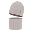 Jungen Mütze und Schal Herbst, Frühling Set,, mit Baumwolle, beige, Norwin