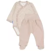 Set Fenchel-Bodys + Dino-Schlafanzüge – Beige