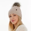 Wintermütze Damen aus Merinowolle in Rosa Texa