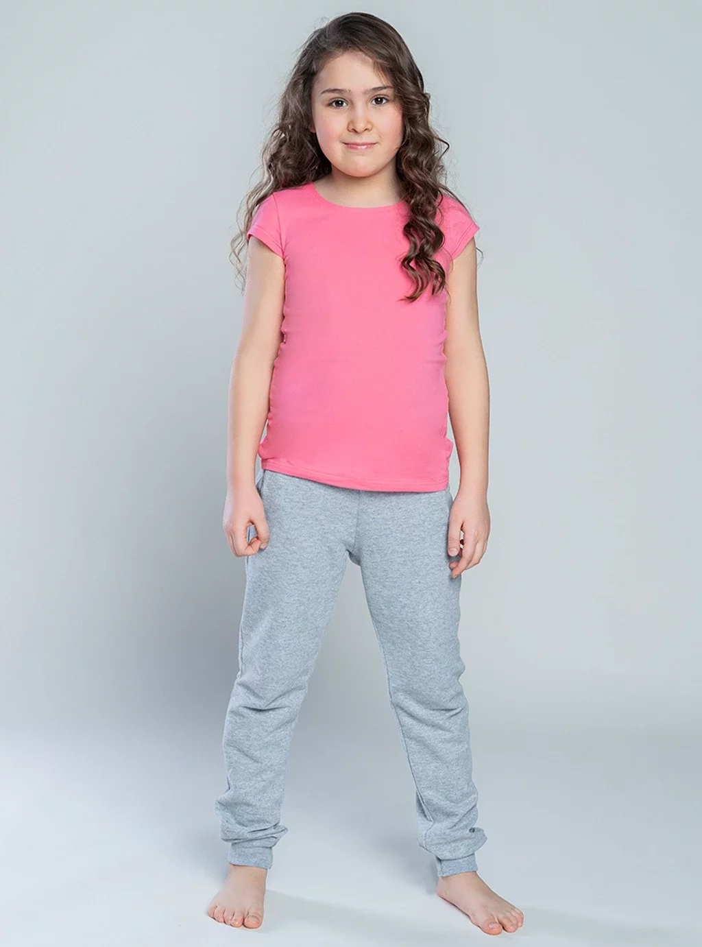 Tola Mädchen-T-Shirt, kurze Ärmel, rosa