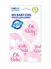 Balony Oh Baby Girl Pastele - Dziewczynka