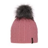 Wintermütze Damen mit Bommel Rosa Xena