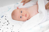 Baby Handtuch Krepp Ecru 100x100 cm - Sensillo