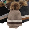 Winterset für Jungen: Mütze und Schlauchsch mit Bommel in Beige Beno