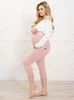 Kurze umstandsleggings 3/4 schmutziges rosa