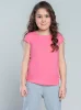  Tola Mädchen-T-Shirt, kurze Ärmel, rosa