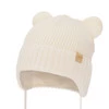 Wintermütze Jungen mit Merinowolle Cremefarben Shedon