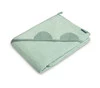Baby Handtuch Krepp Grau 100x100 cm - Sensillo