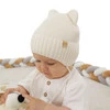 Wintermütze Jungen mit Merinowolle Beige Shedon
