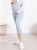 Kurze umstandsleggings 3/4 blau