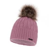Wintermütze Damen aus Merinowolle in Violett Talaria