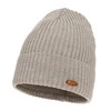 Damen-Wintermütze, beige, mit Merinowolle Shila