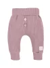 Natürliche Waffel-Babyhose – Rosa