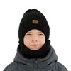 Winterset für Jungen: Mütze und Schlauchschal in Khaki Fargo