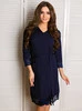 Umstandsbademantel GRACE -  Marineblau